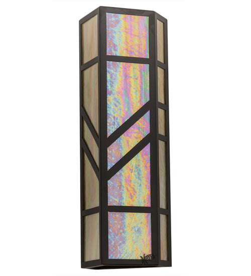 Meyda Tiffany - 168888 - Two Light Wall Sconce - Santa Fe - Oil Rubbed Bronze