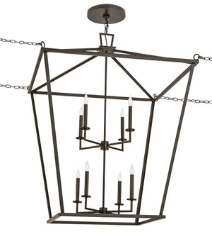 Meyda Tiffany - 168937 - Eight Light Pendant - Kitzi - Timeless Bronze