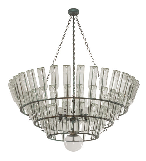 Meyda Tiffany - 160037 - Five Light Chandelier - Tuscan Vineyard - Verdigris