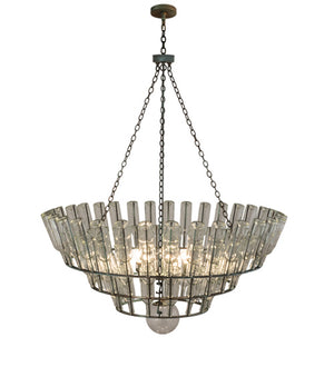 Meyda Tiffany - 160037 - Five Light Chandelier - Tuscan Vineyard - Verdigris