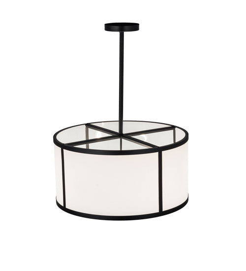 Meyda Tiffany - 162888 - Two Light Pendant - Cilindro - Matte Black