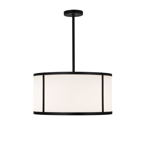 Meyda Tiffany - 162888 - Two Light Pendant - Cilindro - Matte Black