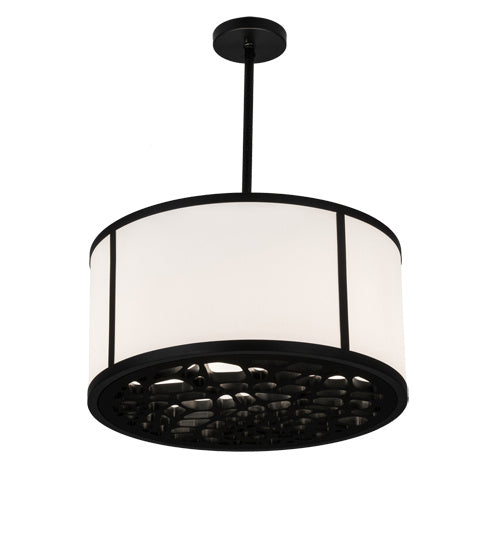 Meyda Tiffany - 162888 - Two Light Pendant - Cilindro - Matte Black