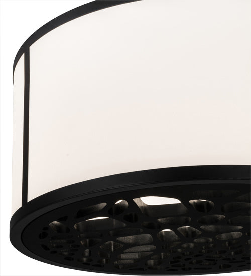 Meyda Tiffany - 162888 - Two Light Pendant - Cilindro - Matte Black