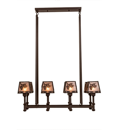 Meyda Tiffany - 170354 - Eight Light Chandelier - Balsam Pine - Cafe Noir