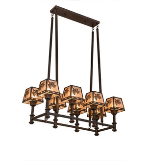 Meyda Tiffany - 170354 - Eight Light Chandelier - Balsam Pine - Cafe Noir