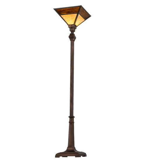 Meyda Tiffany - 172177 - One Light Torchiere - Mission - Mahogany Bronze