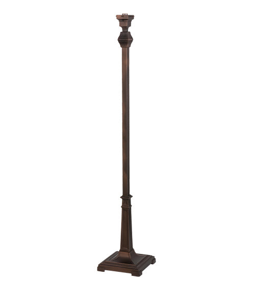 Meyda Tiffany - 172177 - One Light Torchiere - Mission - Mahogany Bronze