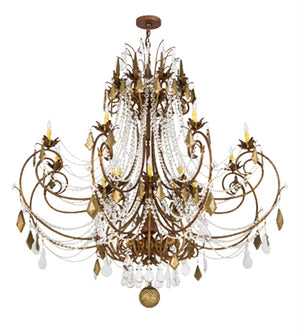 Meyda Tiffany - 169772 - 16 Light Chandelier - Minuet - Autumn Leaf