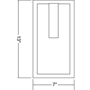 Access - 20012LEDDMGLP-SAT/RFR - LED Bulkhead - Neptune - Satin