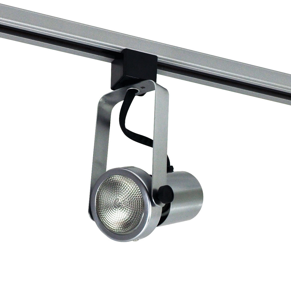 Nora Lighting - NTH-112N/J - Gimbal Par20 Natural "J" Adapt - Track Inc Line Voltage - Natural Metal