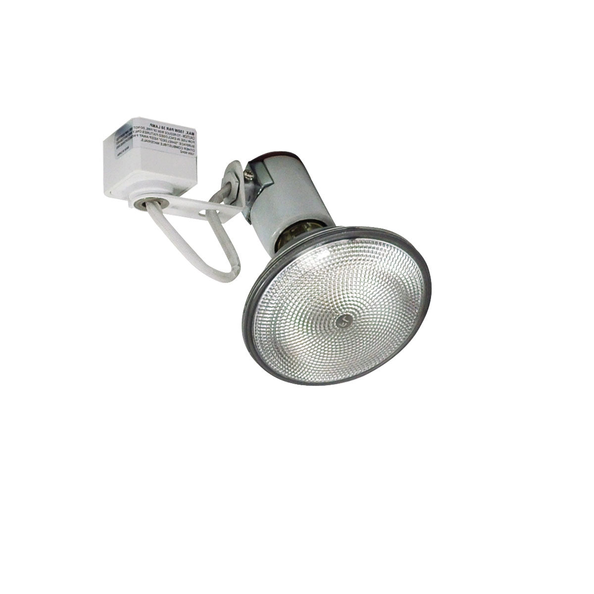 Nora Lighting - NTH-115W/J - Lamp Holder Par38/Br40 Wh"J" - Track Inc Line Voltage - White