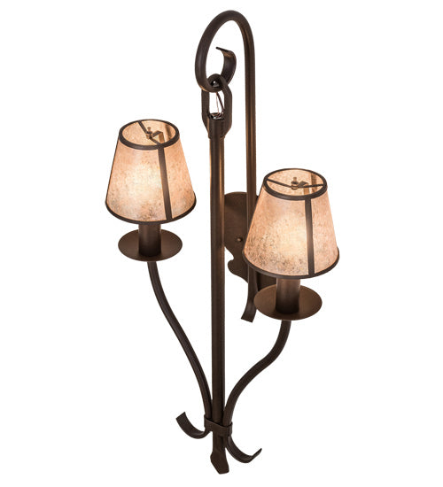 Meyda Tiffany - 173510 - Two Light Wall Sconce - Nehring - Cafe Noir