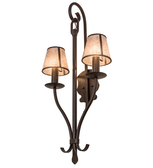 Meyda Tiffany - 173510 - Two Light Wall Sconce - Nehring - Cafe Noir