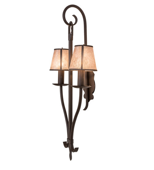 Meyda Tiffany - 173510 - Two Light Wall Sconce - Nehring - Cafe Noir