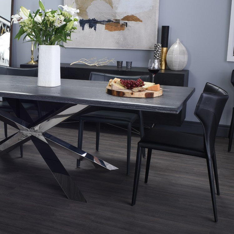 Nuevo - HGSX196 - Dining Table - Couture - Oxidized Grey