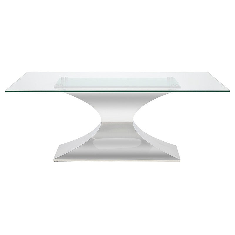 Nuevo - HGSX223 - Dining Table - Praetorian - Silver