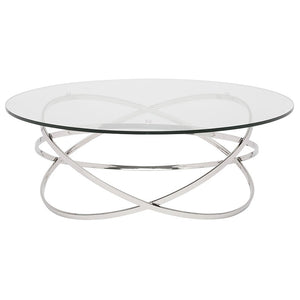 Nuevo - HGTB405 - Coffee Table - Corel - Silver