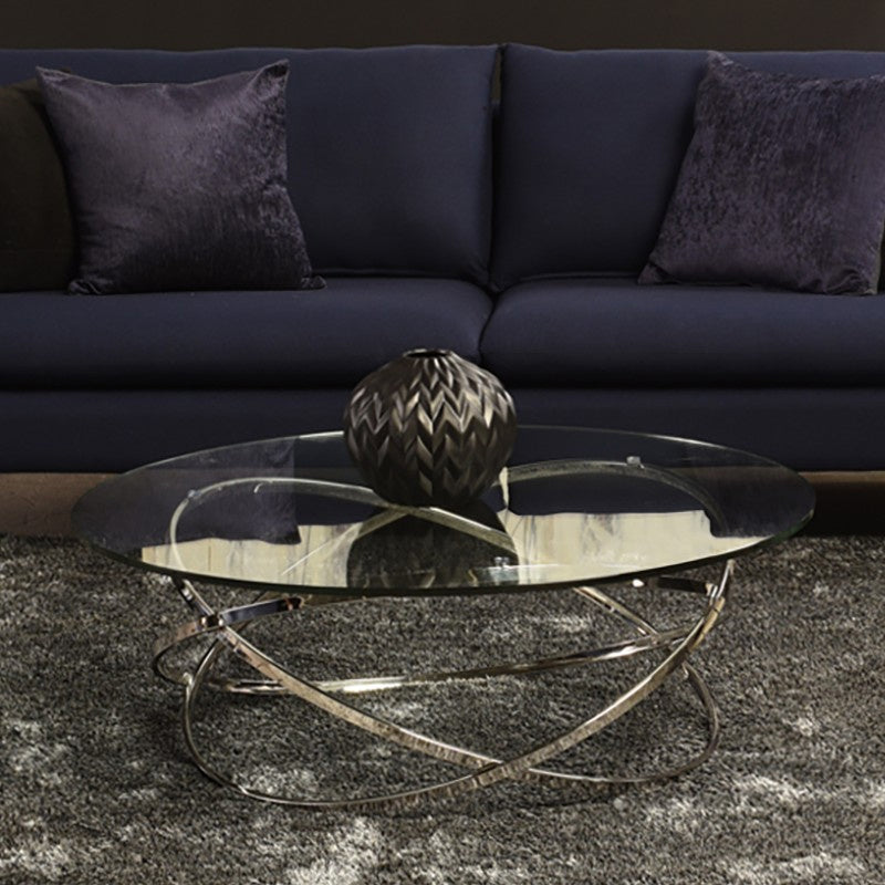 Nuevo - HGTB405 - Coffee Table - Corel - Silver