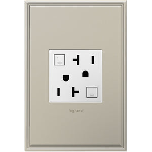 Legrand - AGFTR2202W4 - Duplex Self-Test GFCI Receptacles - Adorne - White