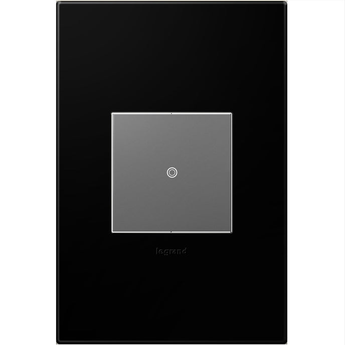 Legrand - AWP1G2NK4 - One-Gang Screwless Wall Plate - adorne - Black Ink