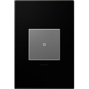 Legrand - AWP1G2NK4 - One-Gang Screwless Wall Plate - adorne - Black Ink