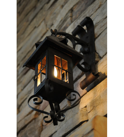 Meyda Tiffany - 151878 - One Light Wall Sconce - Restored - Wrought Iron