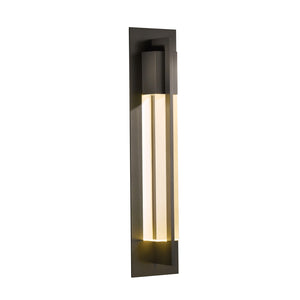 Hubbardton Forge - 306405-SKT-77-ZM0333 - One Light Outdoor Wall Sconce - Axis - Coastal Dark Smoke