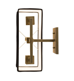 Meyda Tiffany - 172801 - Two Light Wall Sconce - Urbanite - Gold Metallic High Gloss