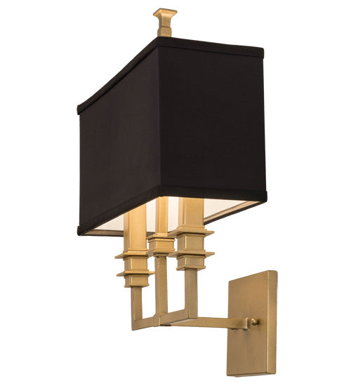 Meyda Tiffany - 172801 - Two Light Wall Sconce - Urbanite - Gold Metallic High Gloss