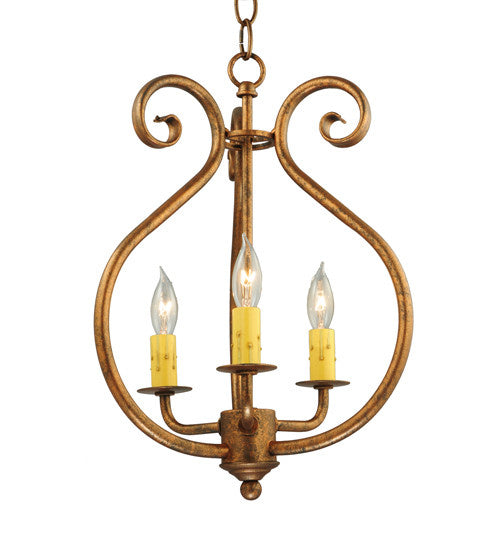 2nd Avenue - 8018.12.ES.CHAIN - Three Light Pendant - Easton - Hanna Copper