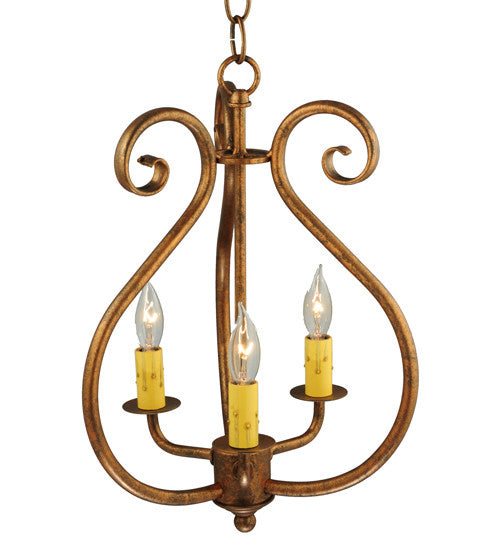 2nd Avenue - 8018.12.ES.CHAIN - Three Light Pendant - Easton - Hanna Copper