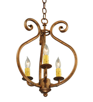 2nd Avenue - 8018.12.ES.CHAIN - Three Light Pendant - Easton - Hanna Copper