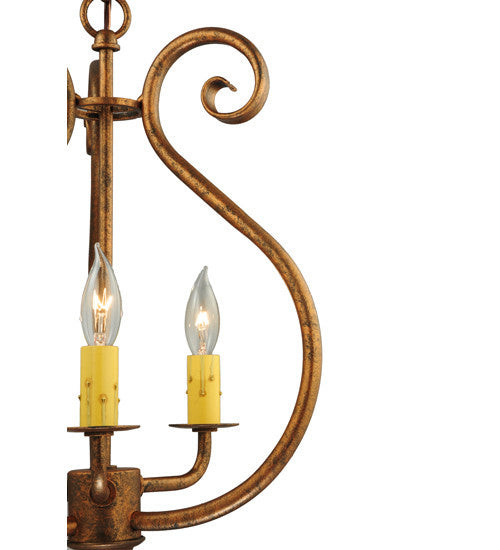 2nd Avenue - 8018.12.ES.CHAIN - Three Light Pendant - Easton - Hanna Copper