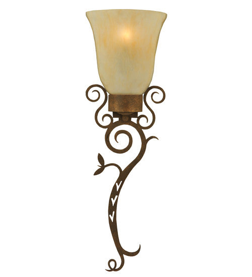 2nd Avenue - 04.0916.MOD.CFL - One Light Wall Sconce - Zoey - Pompeii Gold