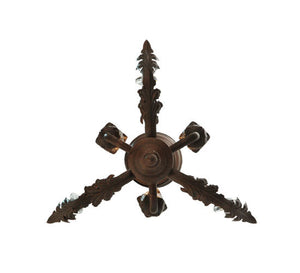 2nd Avenue - 01.0986.12.X.MOD - Three Light Chandelier - Antonia - Antique Rust