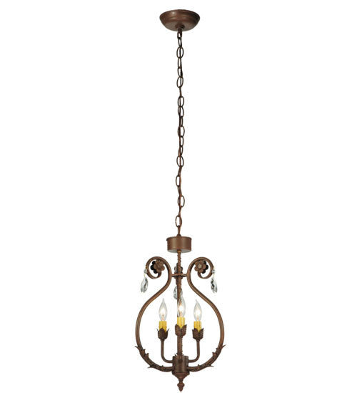 2nd Avenue - 01.0986.12.X.MOD - Three Light Chandelier - Antonia - Antique Rust