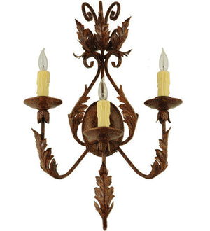 2nd Avenue - 75400.3.28H - Three Light Wall Sconce - French Elegance - Oxide Bronze