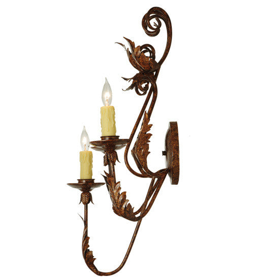 2nd Avenue - 75400.3.28H - Three Light Wall Sconce - French Elegance - Oxide Bronze