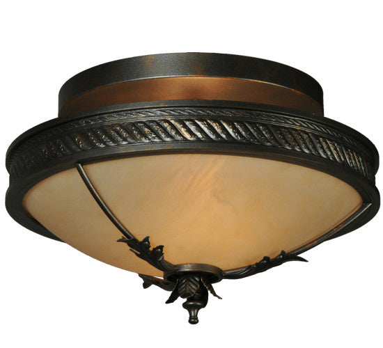 2nd Avenue - 05.1139.15 - Two Light Semi-Flushmount - Hoja - French Bronze