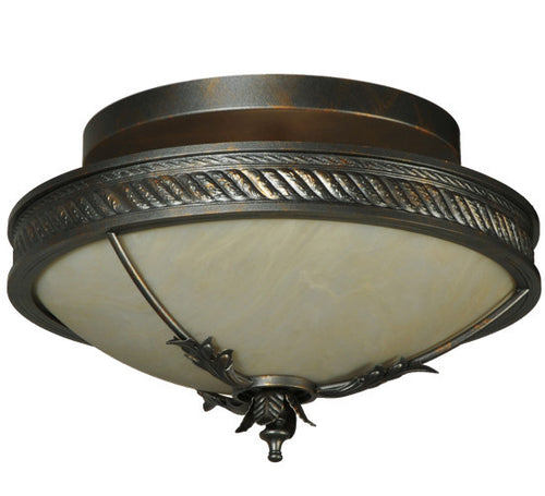 2nd Avenue - 05.1139.15 - Two Light Semi-Flushmount - Hoja - French Bronze