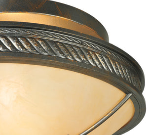 2nd Avenue - 05.1139.15 - Two Light Semi-Flushmount - Hoja - French Bronze