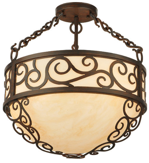 2nd Avenue - 871175.16.18H - Three Light Pendant - Lilliana - Rustic Iron