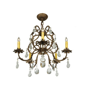 2nd Avenue - 87896.24.CX - Five Light Chandelier - Chantilly - Pompeii Gold