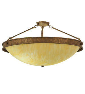 2nd Avenue - 87710.30.PL - Two Light Semi-Flushmount - Dionne - Pompeii Gold