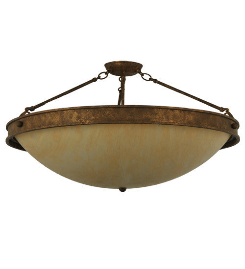 2nd Avenue - 87710.30.PL - Two Light Semi-Flushmount - Dionne - Pompeii Gold