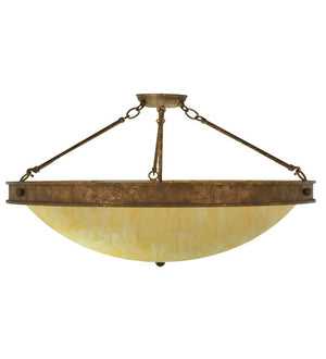 2nd Avenue - 87710.30.PL - Two Light Semi-Flushmount - Dionne - Pompeii Gold