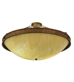 2nd Avenue - 87710.30.PL - Two Light Semi-Flushmount - Dionne - Pompeii Gold