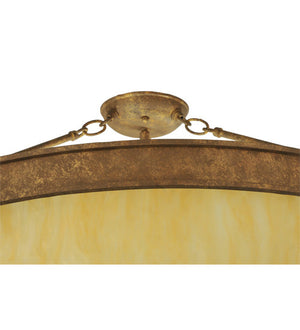 2nd Avenue - 87710.30.PL - Two Light Semi-Flushmount - Dionne - Pompeii Gold