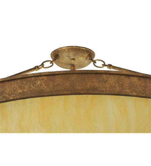 2nd Avenue - 87710.30.PL - Two Light Semi-Flushmount - Dionne - Pompeii Gold